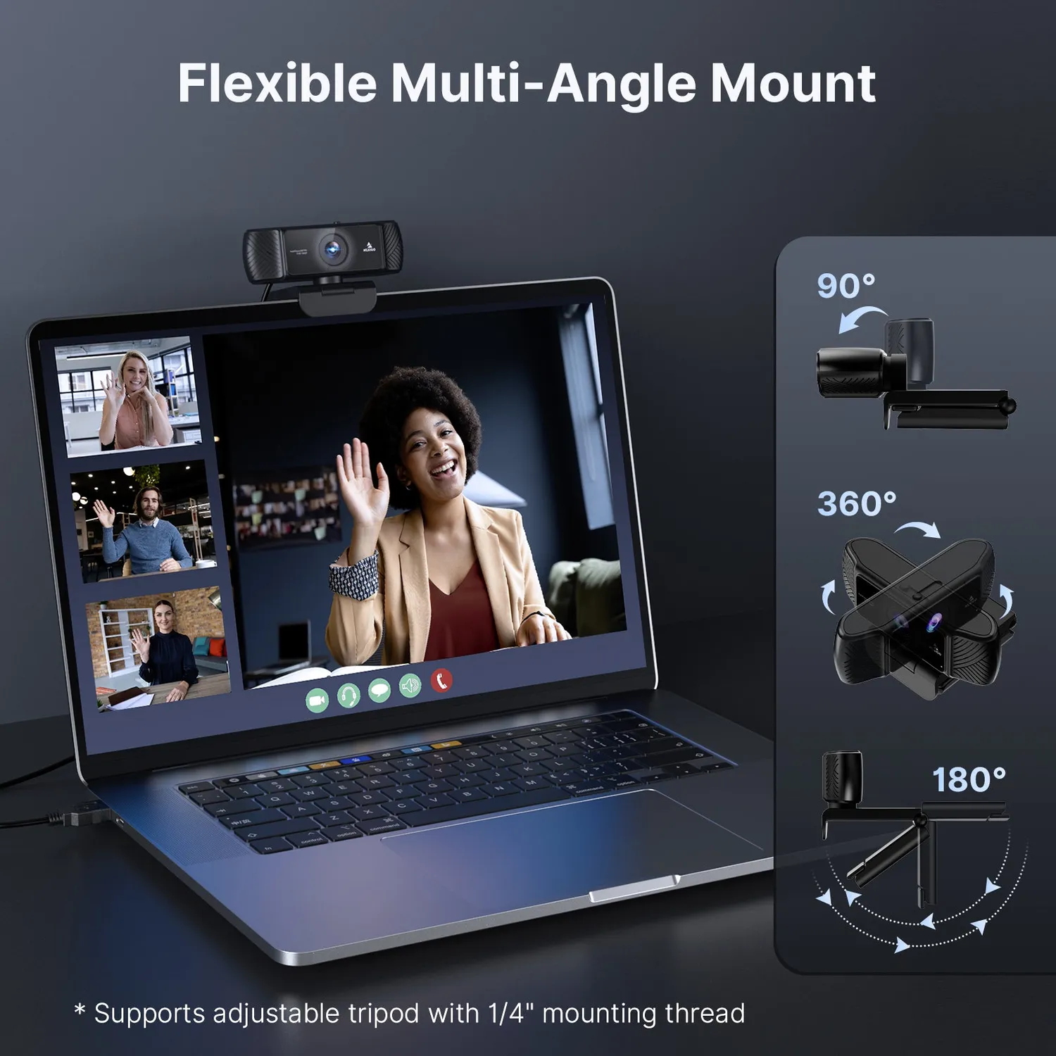 NexiGo N680P webcam 1080p 60fps met autofocus