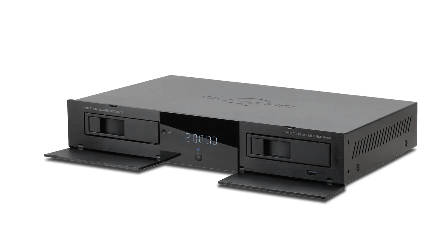 Dune HD Duo 8K mediaspeler met dual hdd-rack Dolby Vision