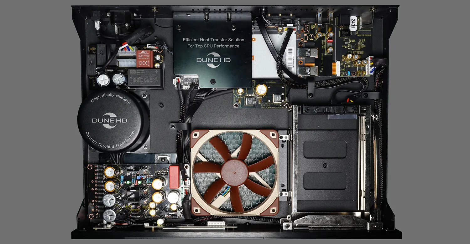 Dune HD Max 8K mediaspeler met hdd-rack Dolby Vision
