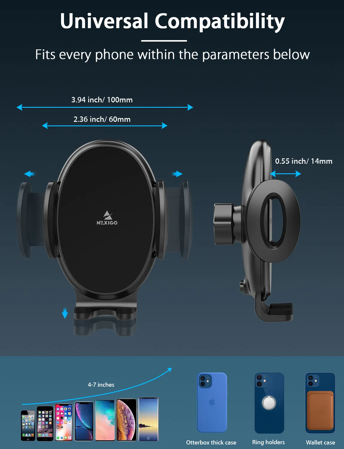 NexiGo All-in-One autotelefoonhouder