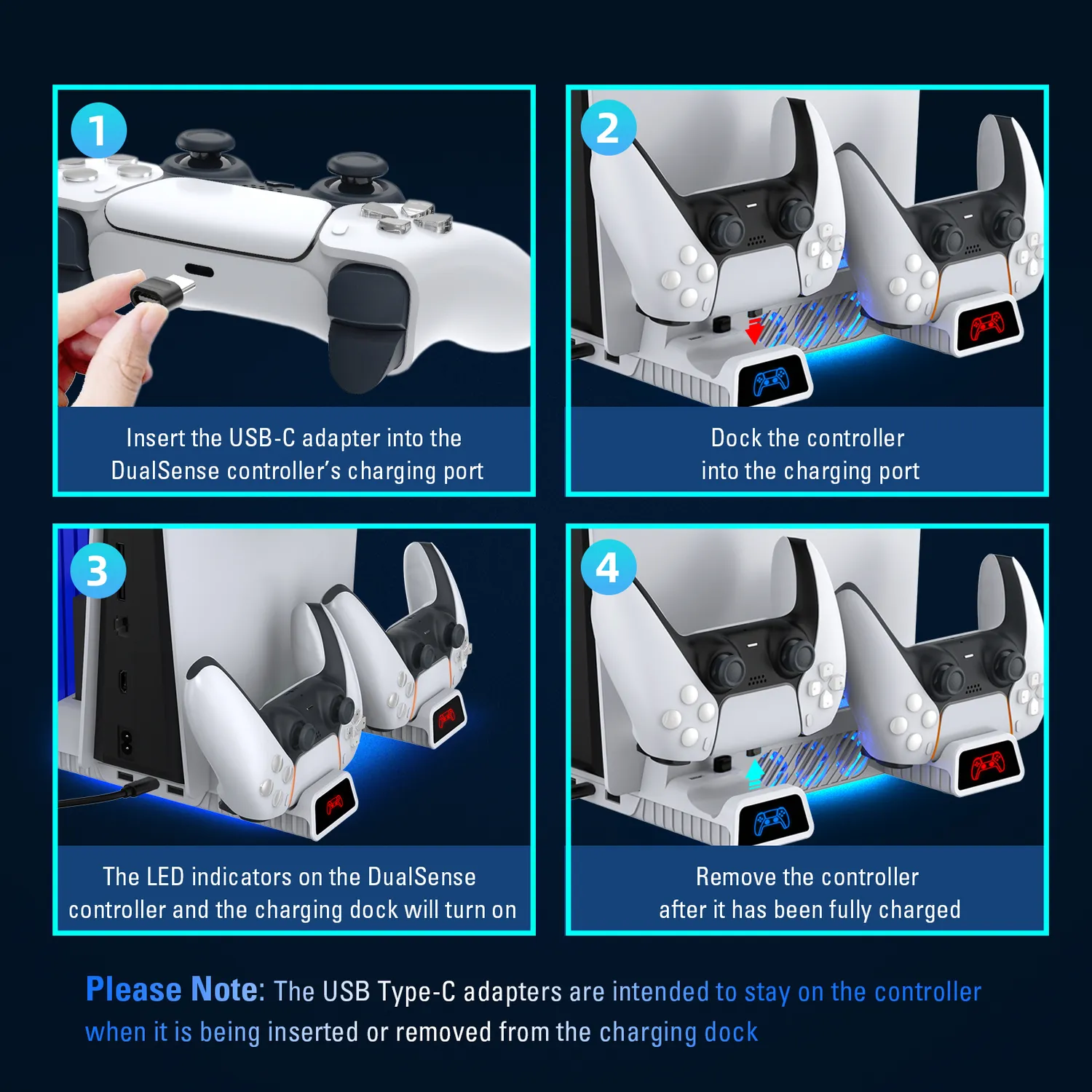 NexiGo PS5 verticale standaard headset RGB