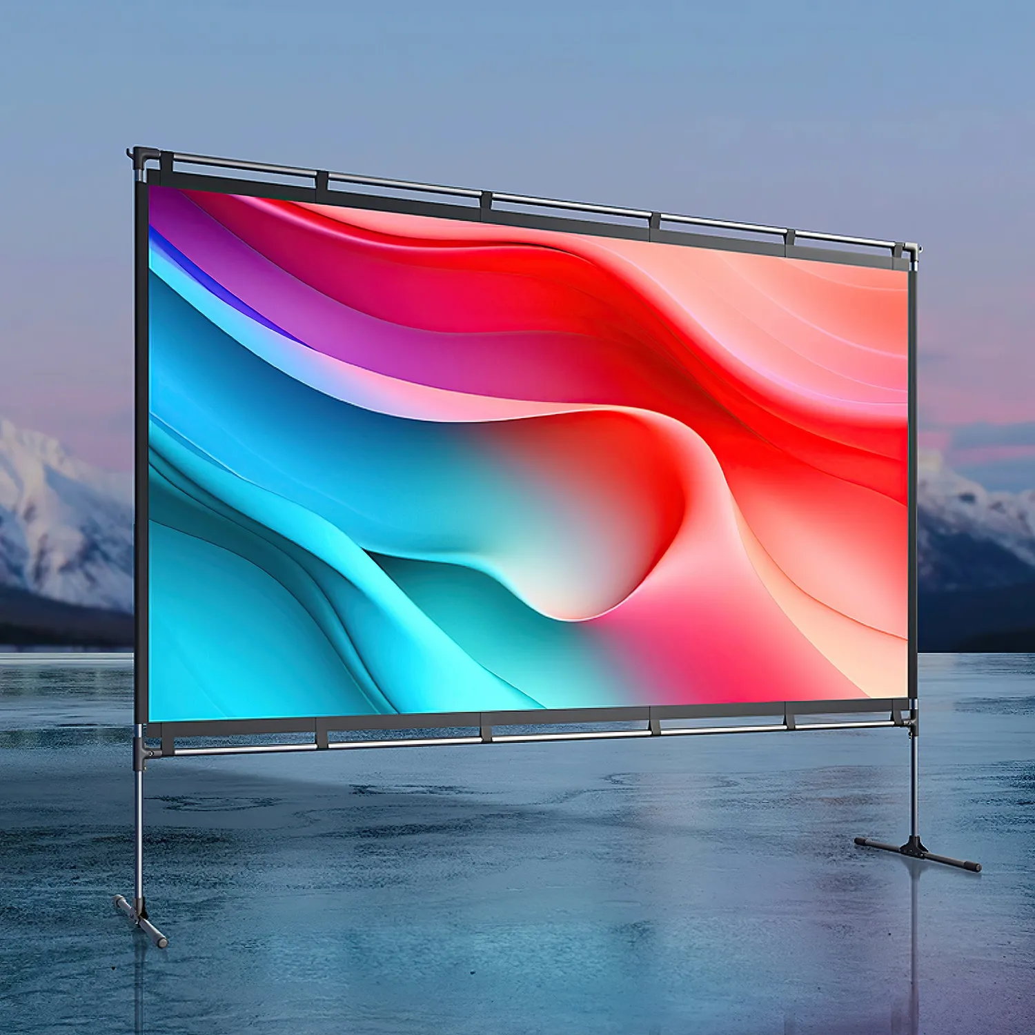 JMGO 100 inch draagbaar projectiescherm 4K HDR