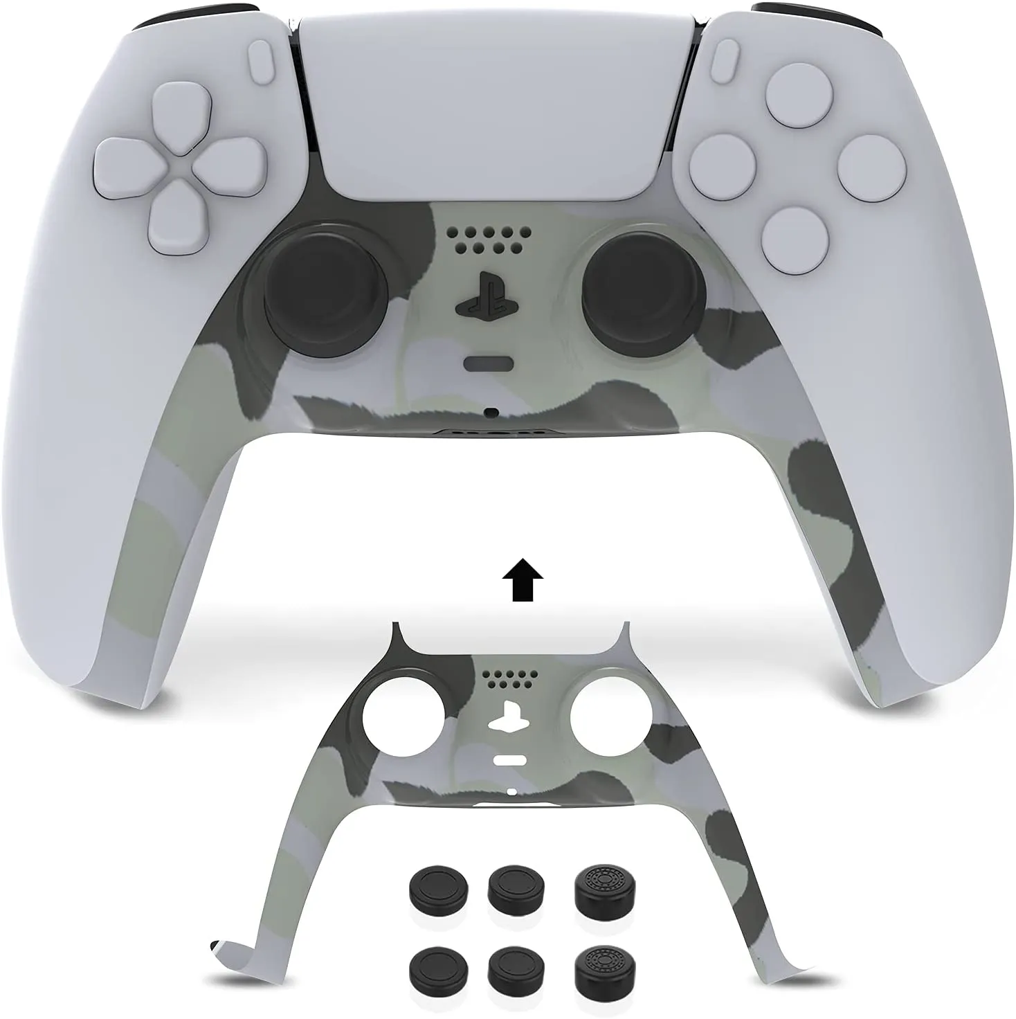 NexiGo PS5 Controller Faceplate cover met thumb grips