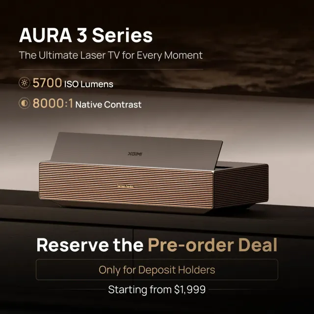 Xgimi AURA 3 Series reservering projector