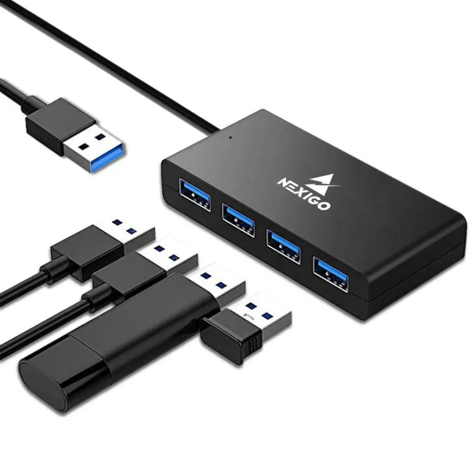 NexiGo Ultra Slim 4-poorts USB 3.0 hub