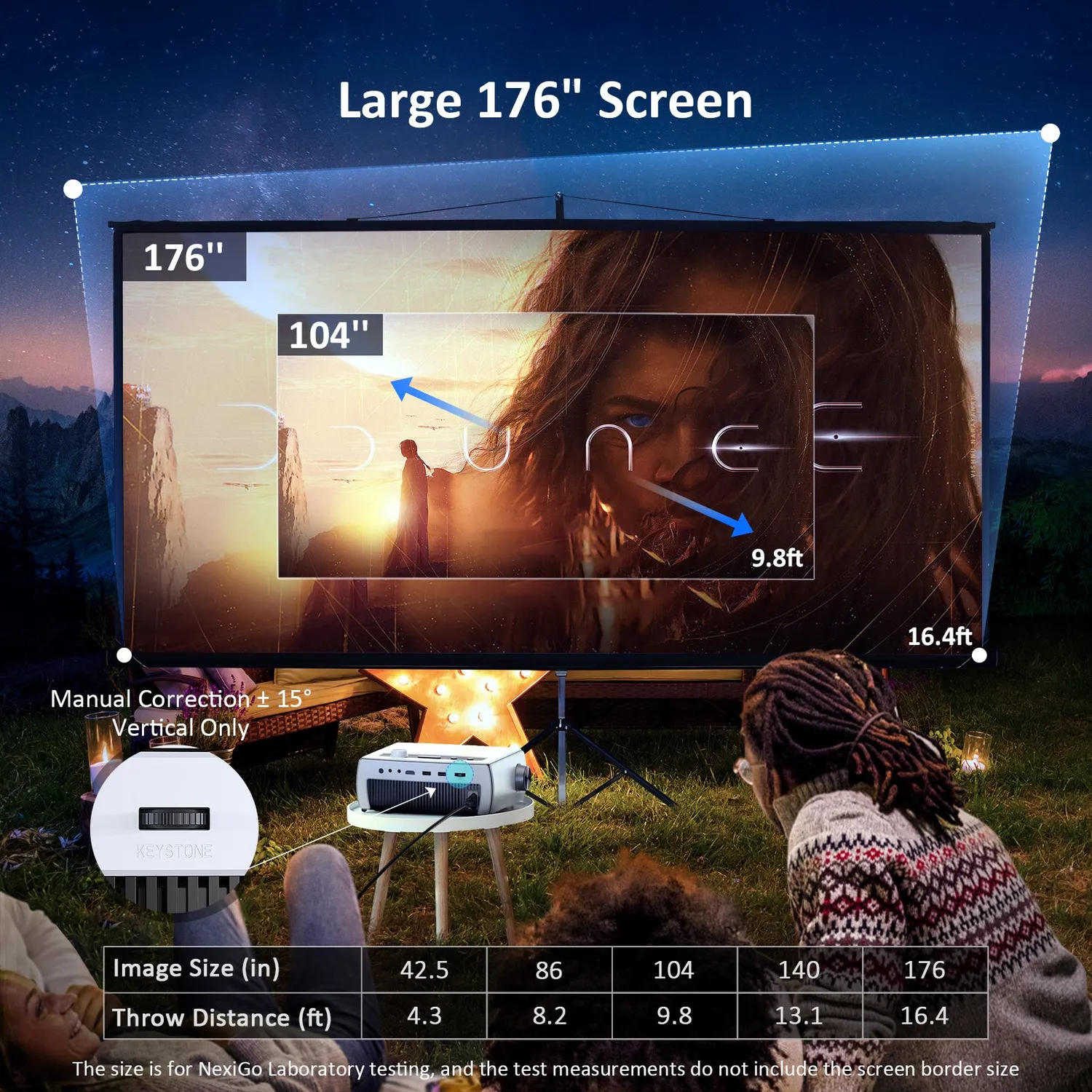 NexiGo PJ10 LCD-projector Full HD 1080p
