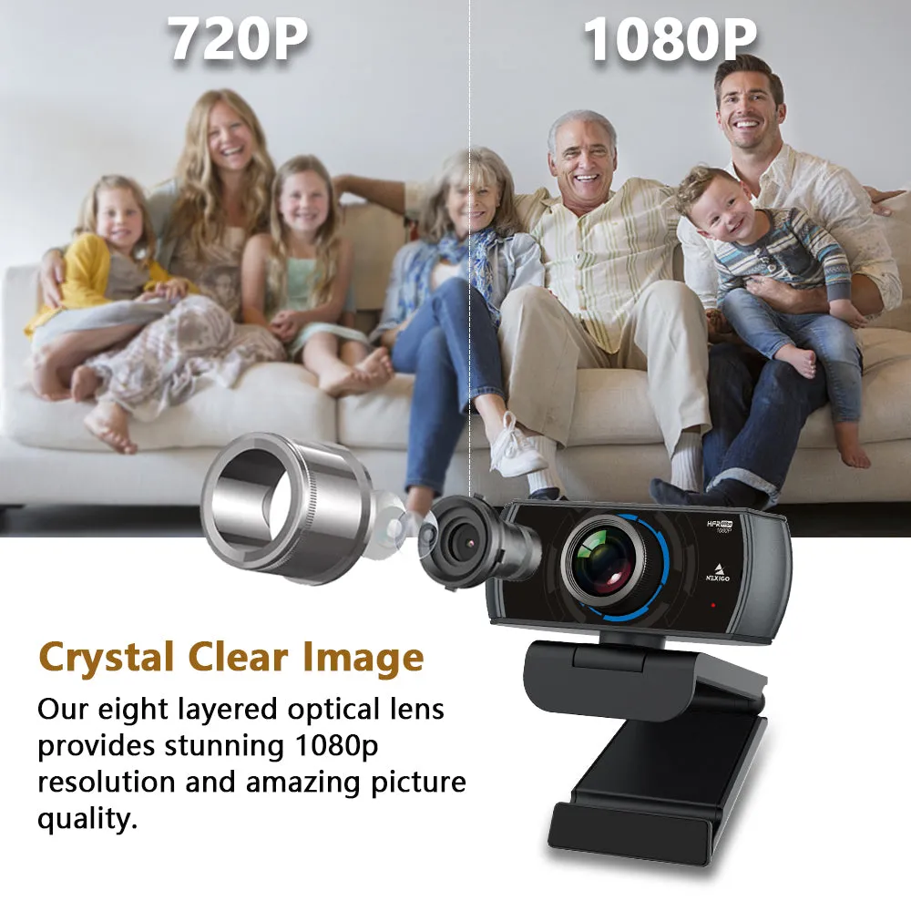 NexiGo N980P 60fps webcam 1080p