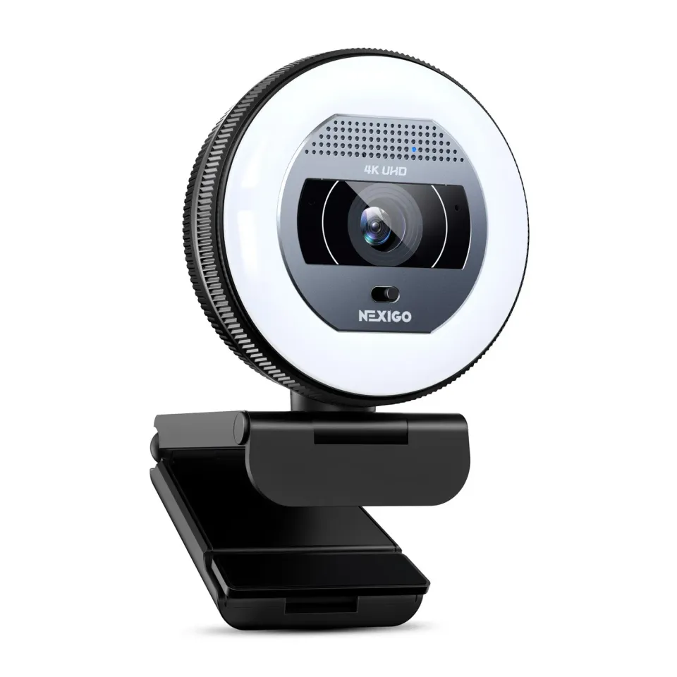 NexiGo N930E Pro 4K webcam met ring light