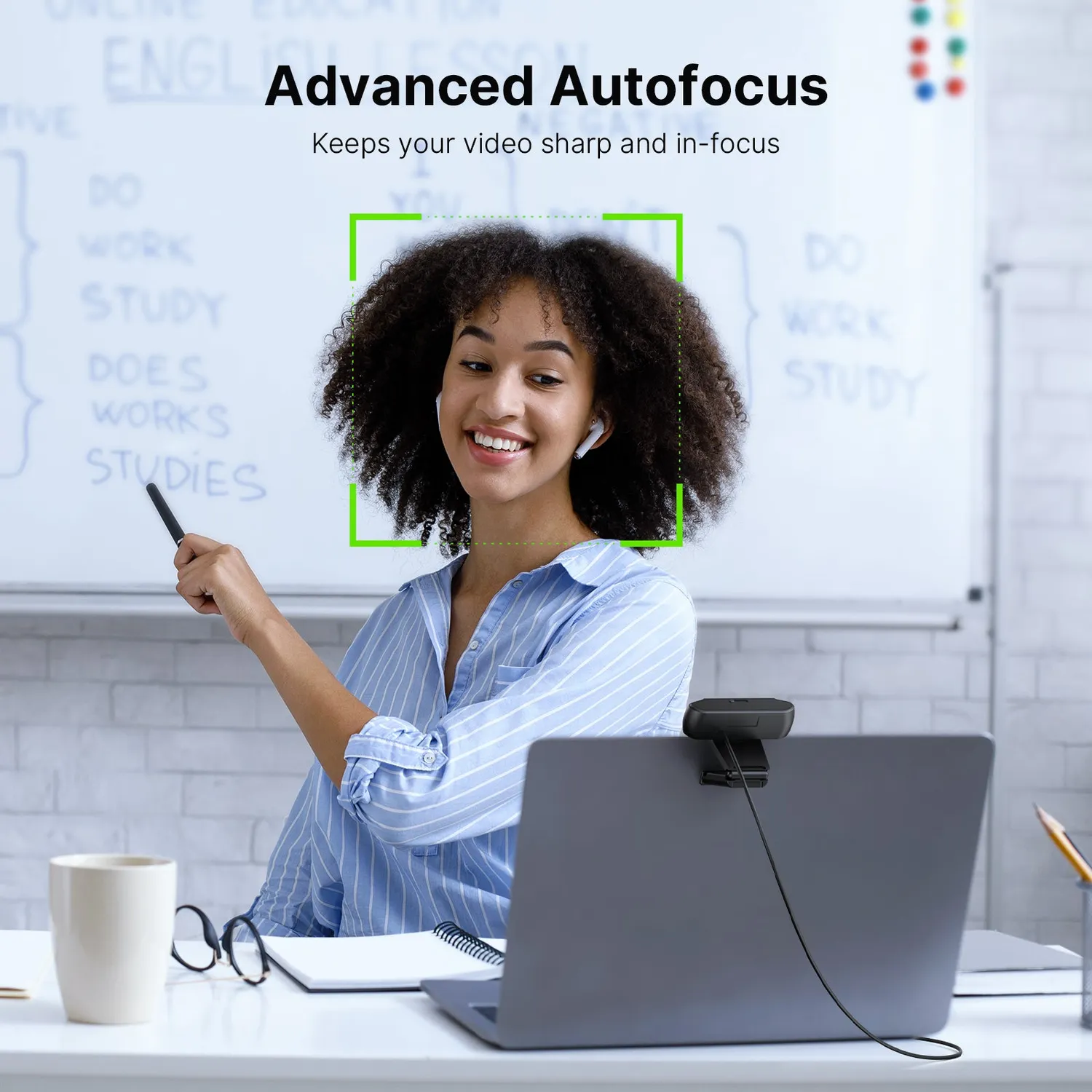 NexiGo N680P webcam 1080p 60fps met autofocus