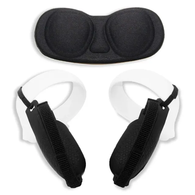 NexiGo Quest 2 grip- en lenscovers zwart
