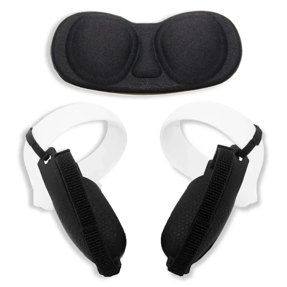 NexiGo Quest 2 grip- en lenscovers zwart