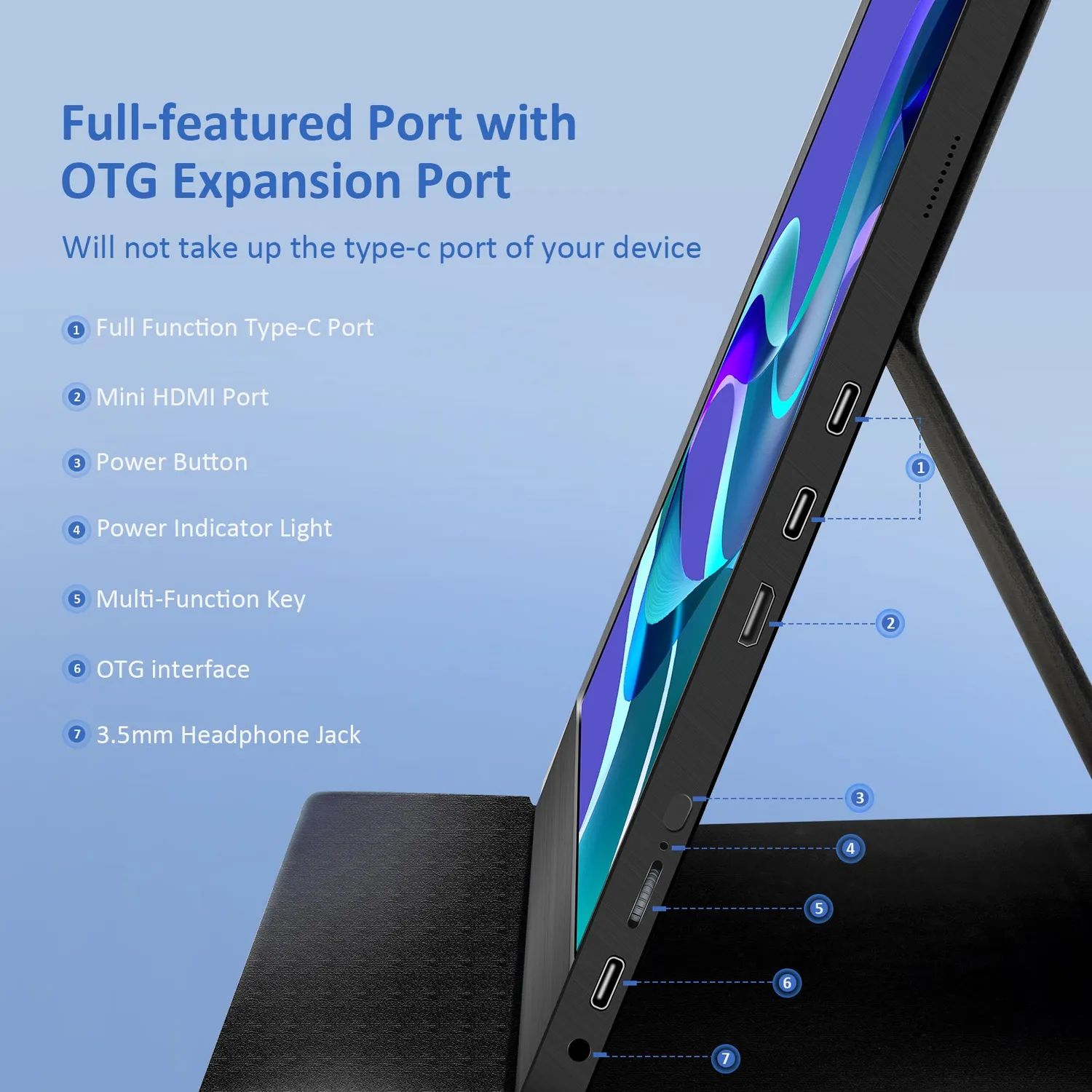 NexiGo NG17QH draagbare monitor 17,3 inch 4K IPS