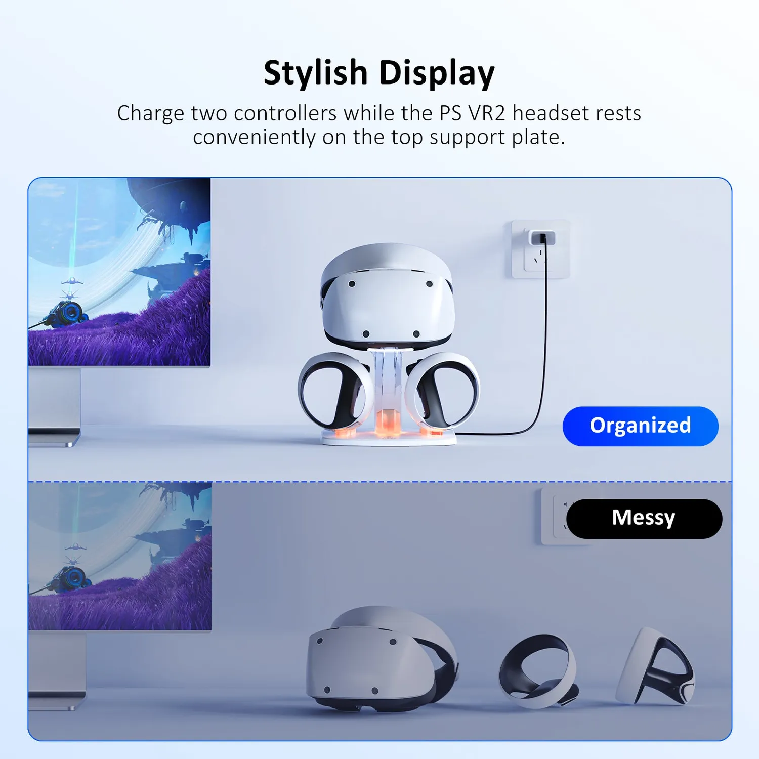 NexiGo Controller Charging Dock voor PSVR2