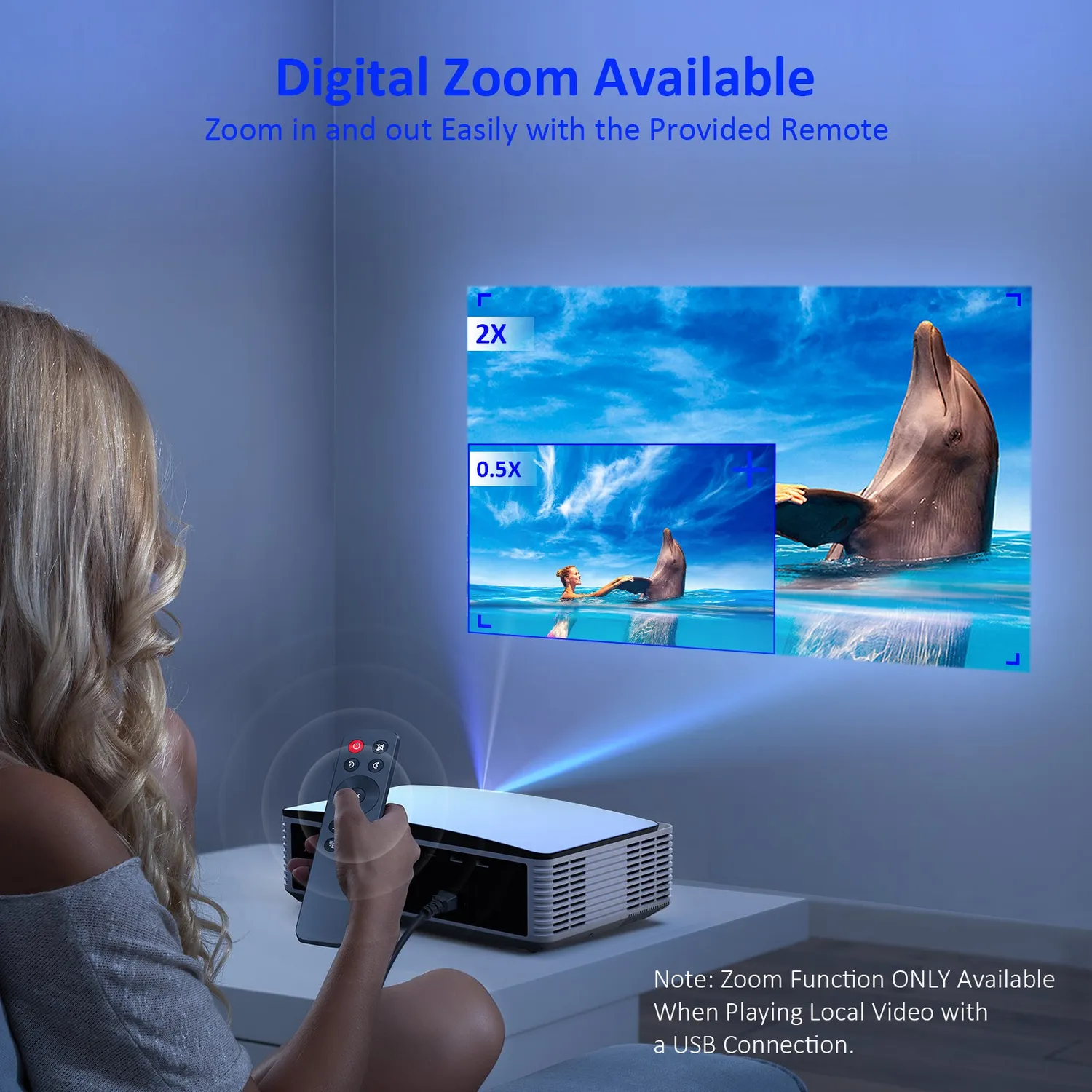 NexiGo PJ30 LCD-projector 1080p