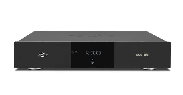 Dune HD Duo 8K mediaspeler met dual hdd-rack Dolby Vision