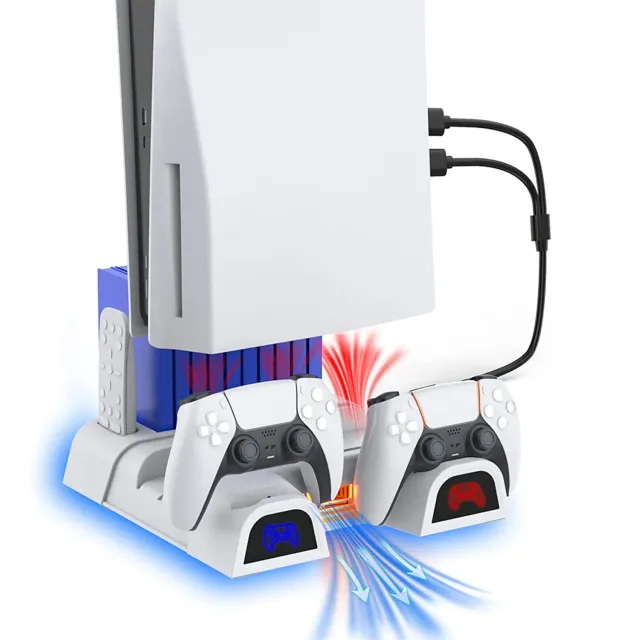 NexiGo PS5 koelstandaard met 2-in-1 Type-C-kabel