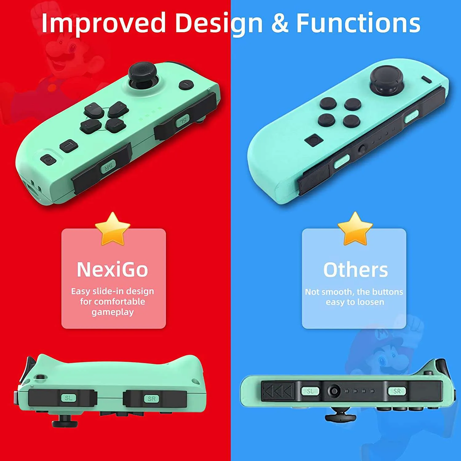 NexiGo Joypad Switch controller draadloos