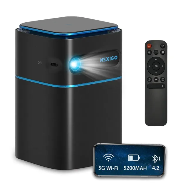 NexiGo PJ01 Mini DLP projector 480p met Android 9.0
