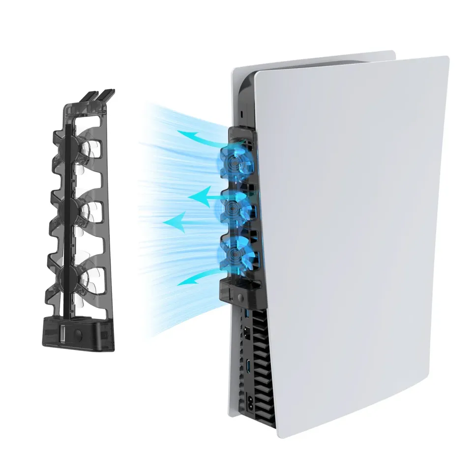 NexiGo PS5 Cooling Fan koelventilator met blauw ledlicht