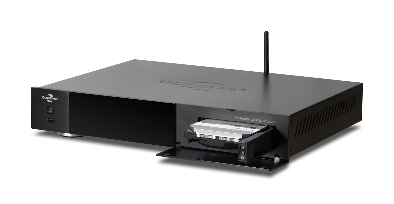 Dune HD Max 8K mediaspeler met hdd-rack Dolby Vision