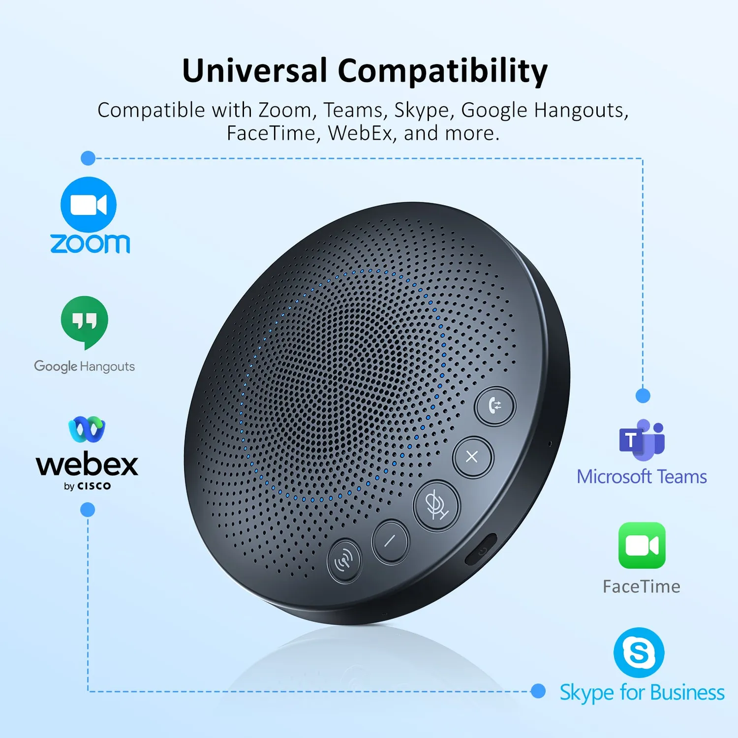 NexiGo SPK03 Bluetooth Speakerphone voor Vergaderen