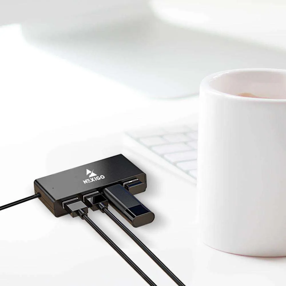 NexiGo Ultra Slim 4-poorts USB 3.0 hub