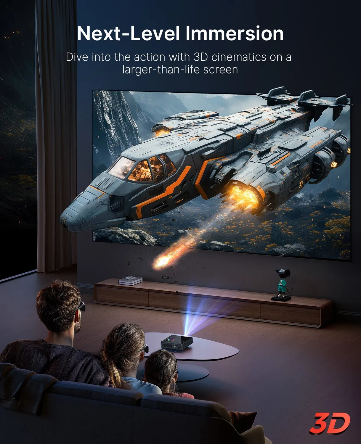 NexiGo Nova Mini Smart laserprojector