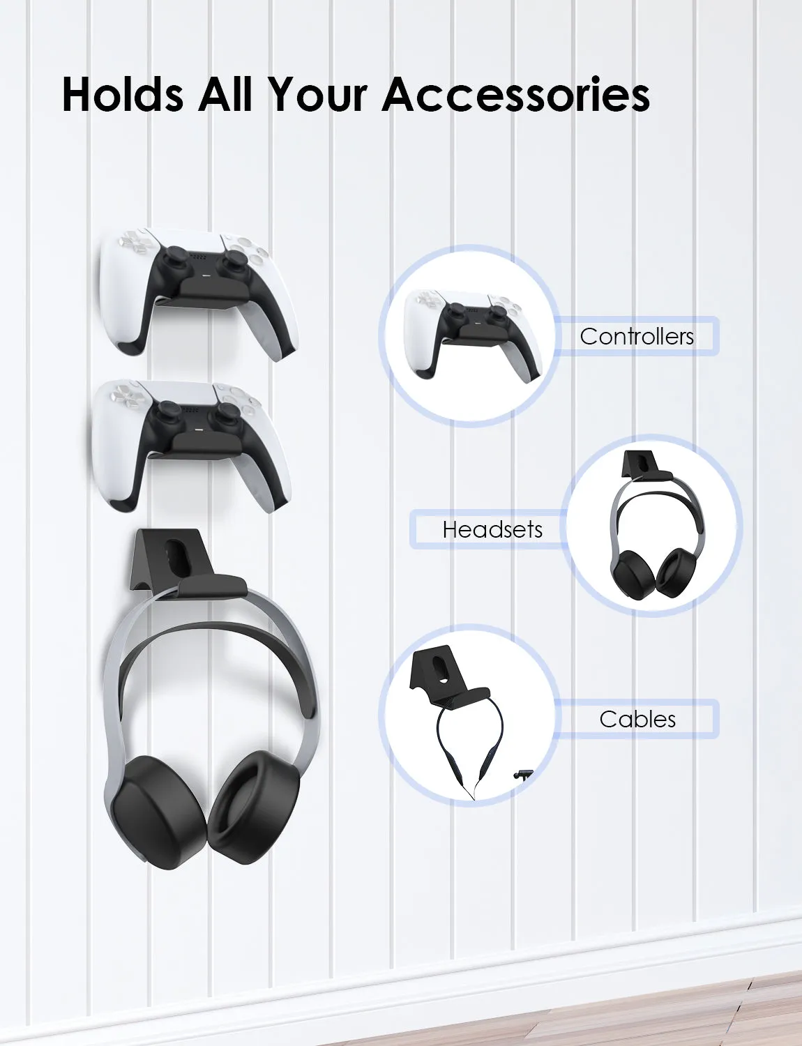 NexiGo Wall Mount Set voor PS5 wandbeugel