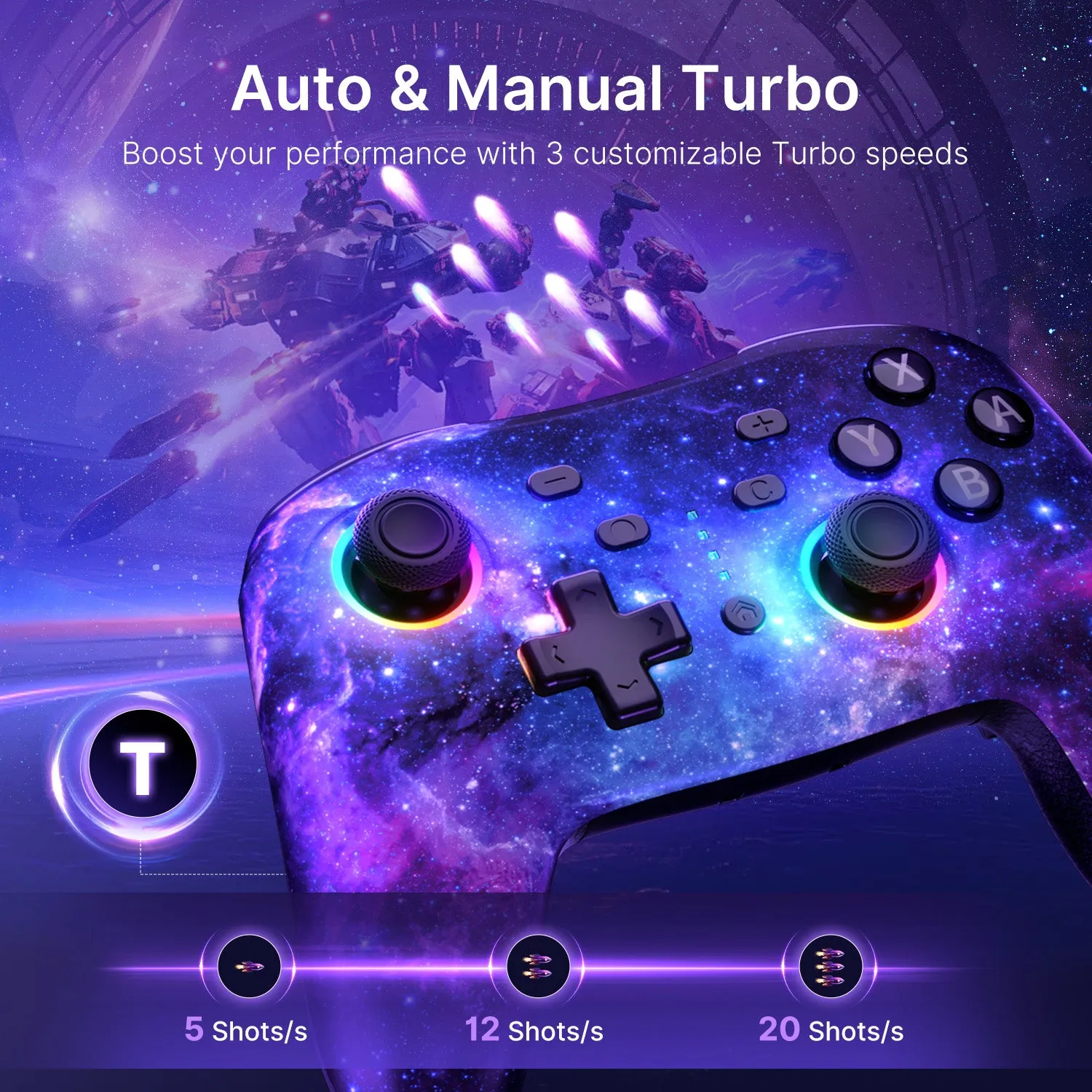 NexiGo Wireless Controller Switch draadloze controller