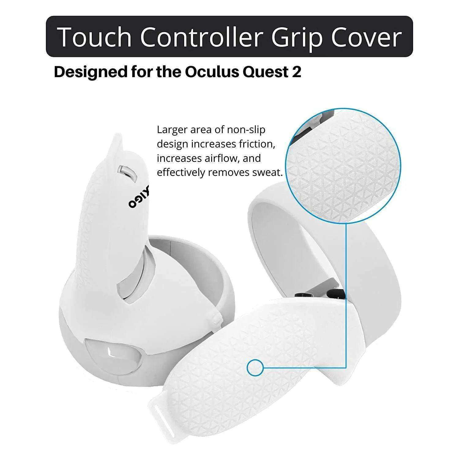 NexiGo Controller Grip Cover met strip voor Quest 2