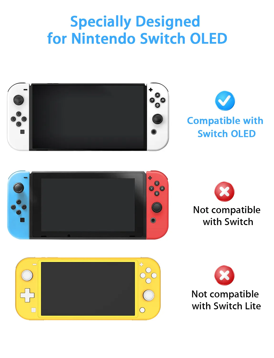NexiGo Switch OLED draagtas accessoireset