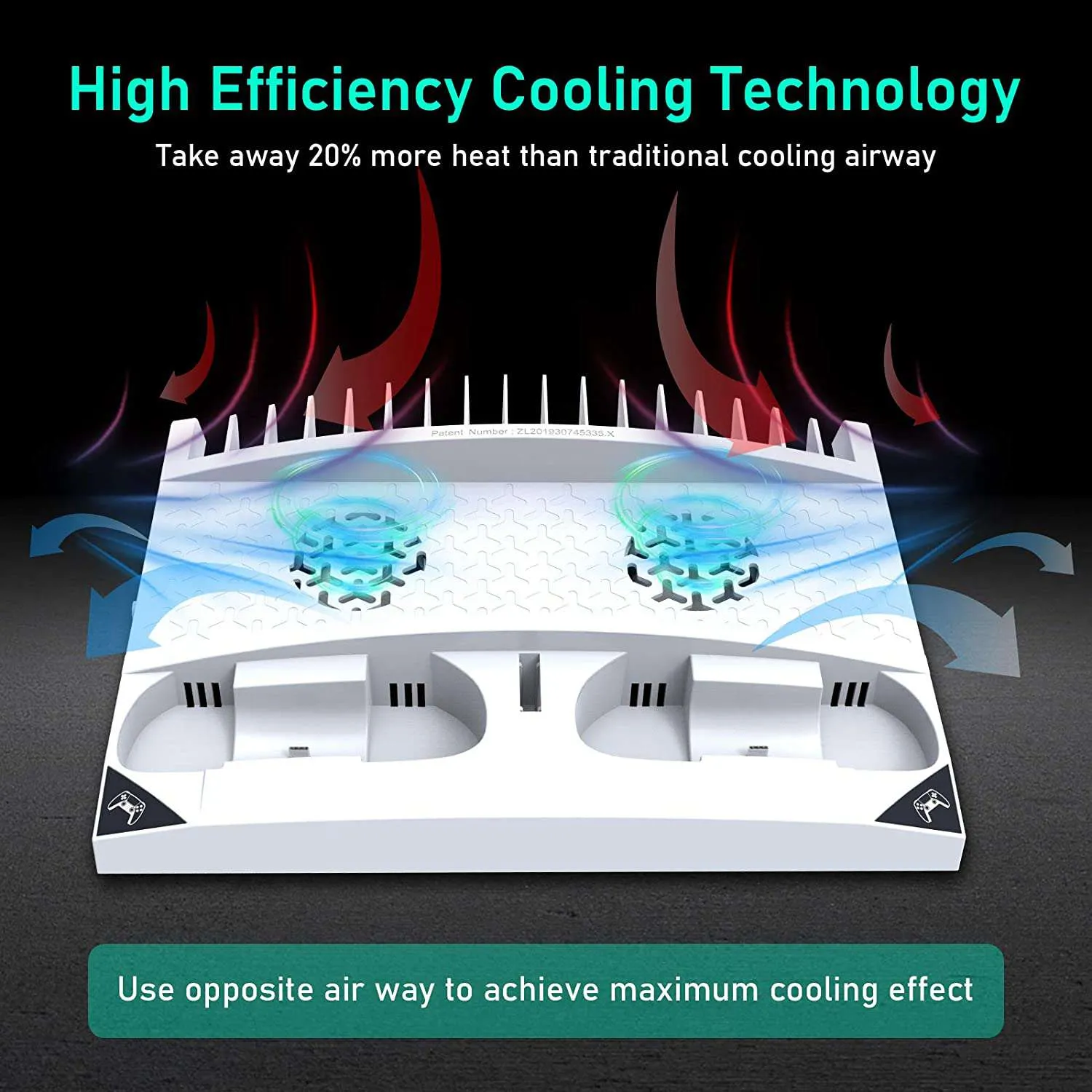 NexiGo PS5 Vertical Cooling Stand PS5-standaard