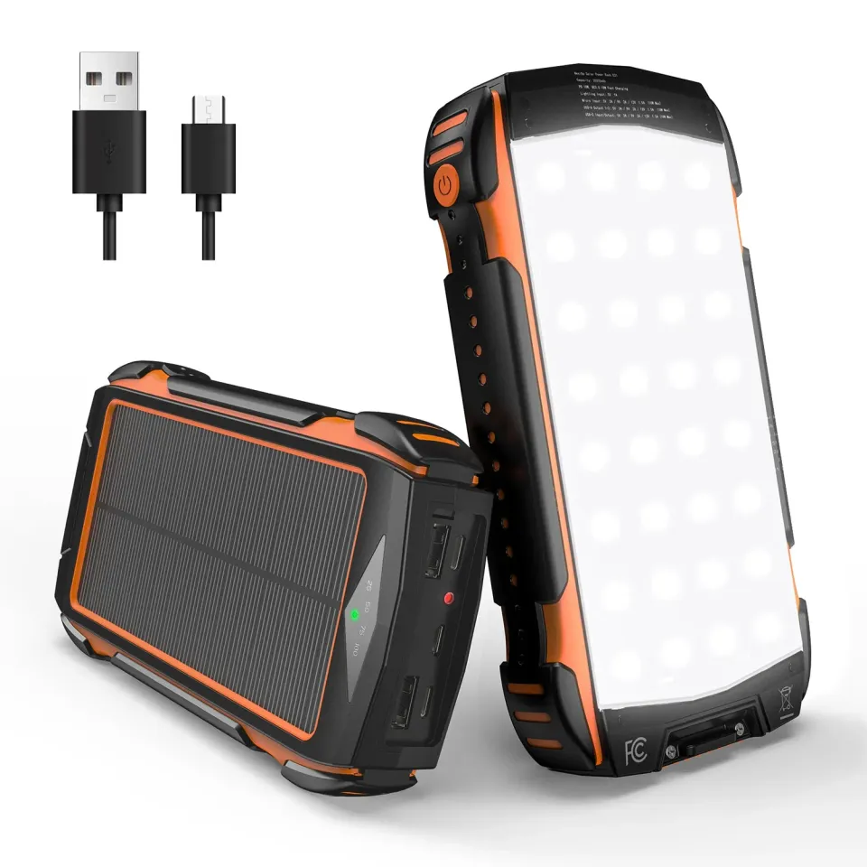 NexiGo E21 powerbank 20000 mAh op zonne-energie
