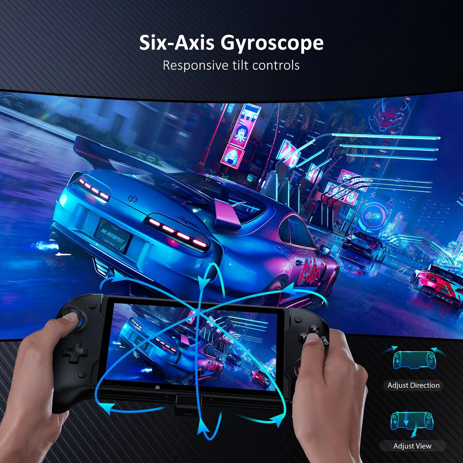 NexiGo Gripcon Gen 1 controller Switch handheld