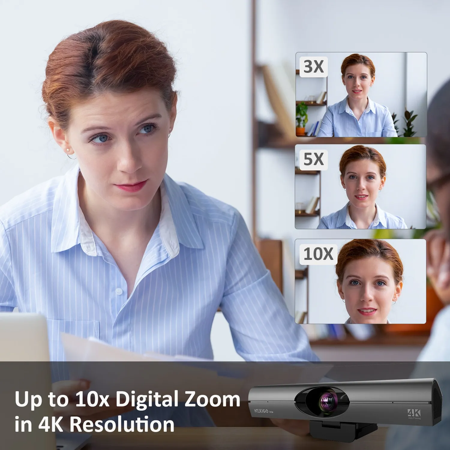 NexiGo Iris webcam 4K 60 fps