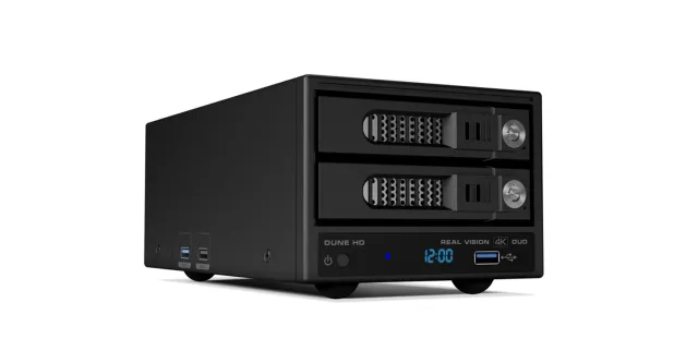 Dune HD Real Vision 4K Duo mediaspeler 2x HDD