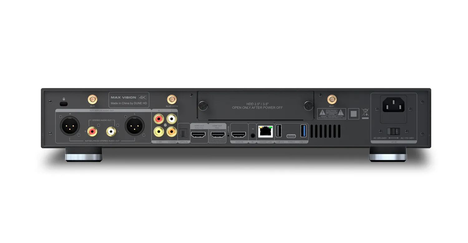 Dune HD Max Vision 4K mediaspeler Dolby Vision 43cm