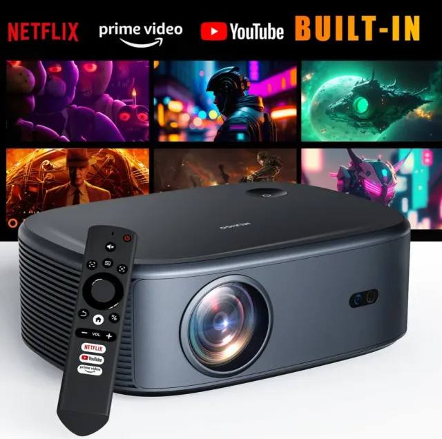 NexiGo PJ30 Ultra LCD beamer Full HD Netflix 200 inch