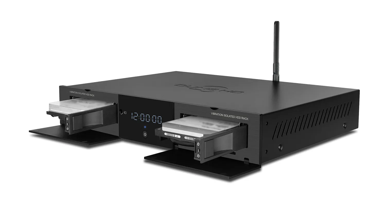 Dune HD Duo 8K mediaspeler met dual hdd-rack Dolby Vision