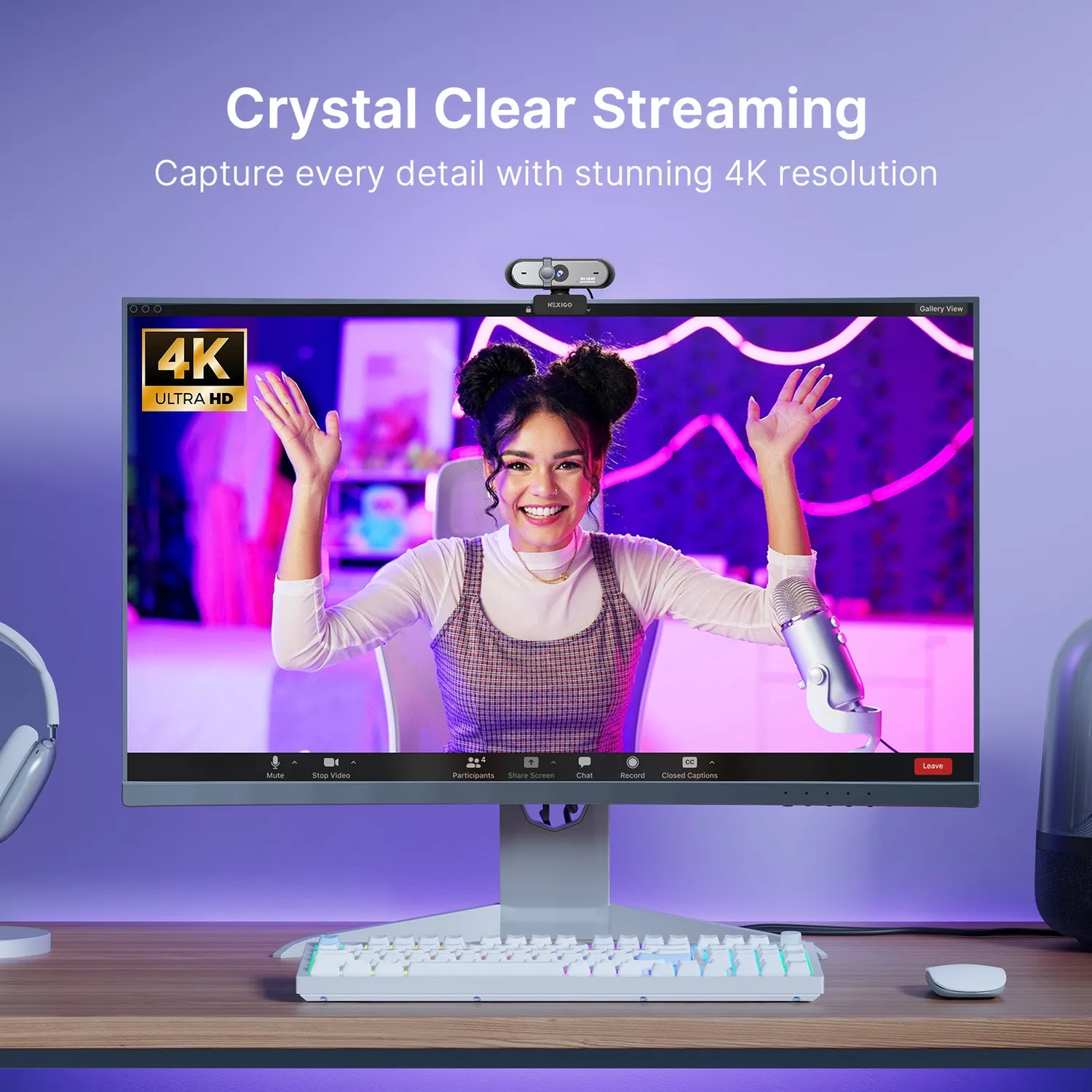 NexiGo N660P Pro 4K-webcam autofocus