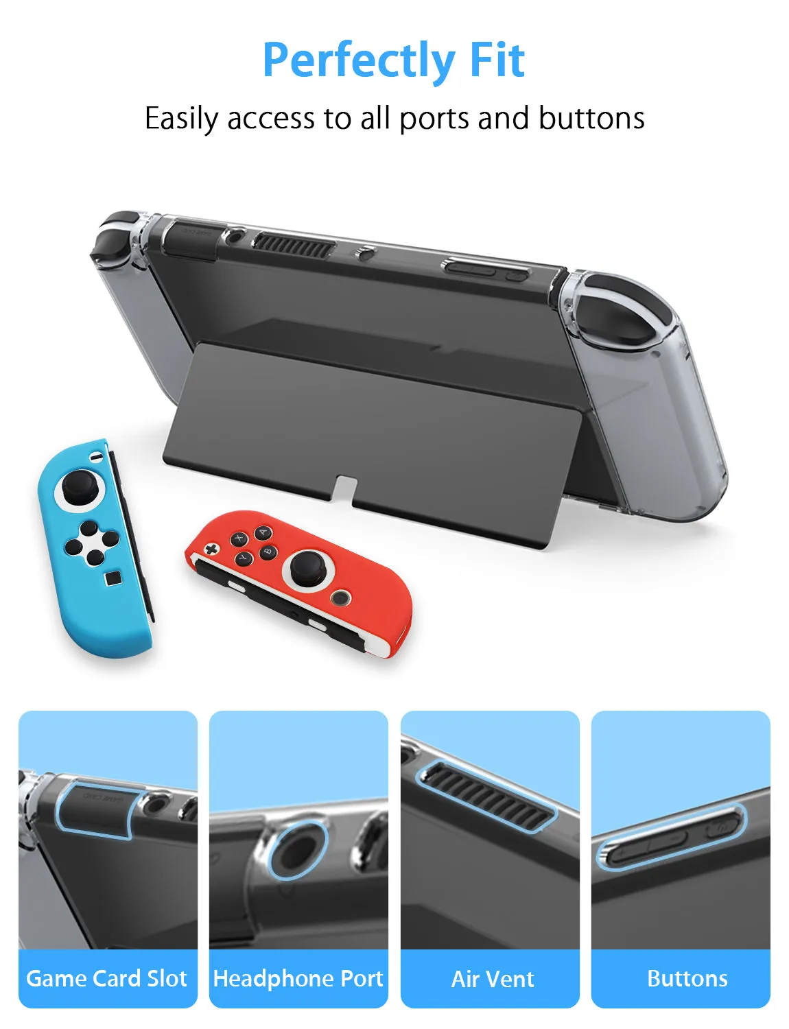 NexiGo Switch OLED draagtas accessoireset