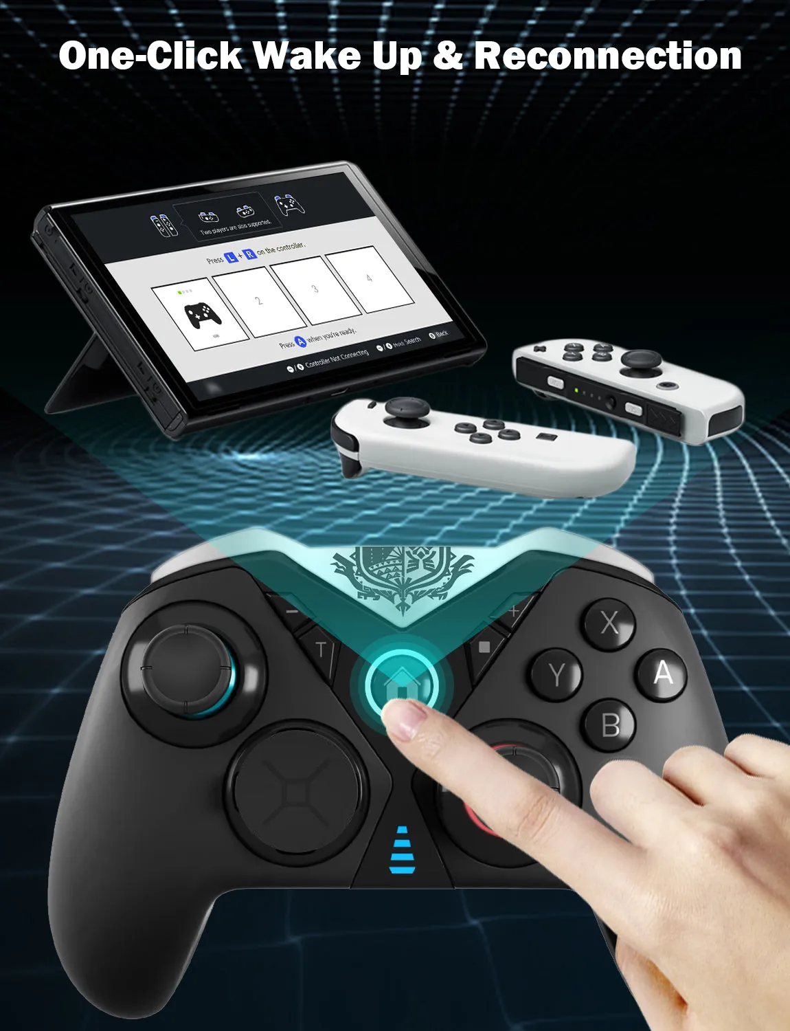 NexiGo NS90 Elite Switch controller zwart