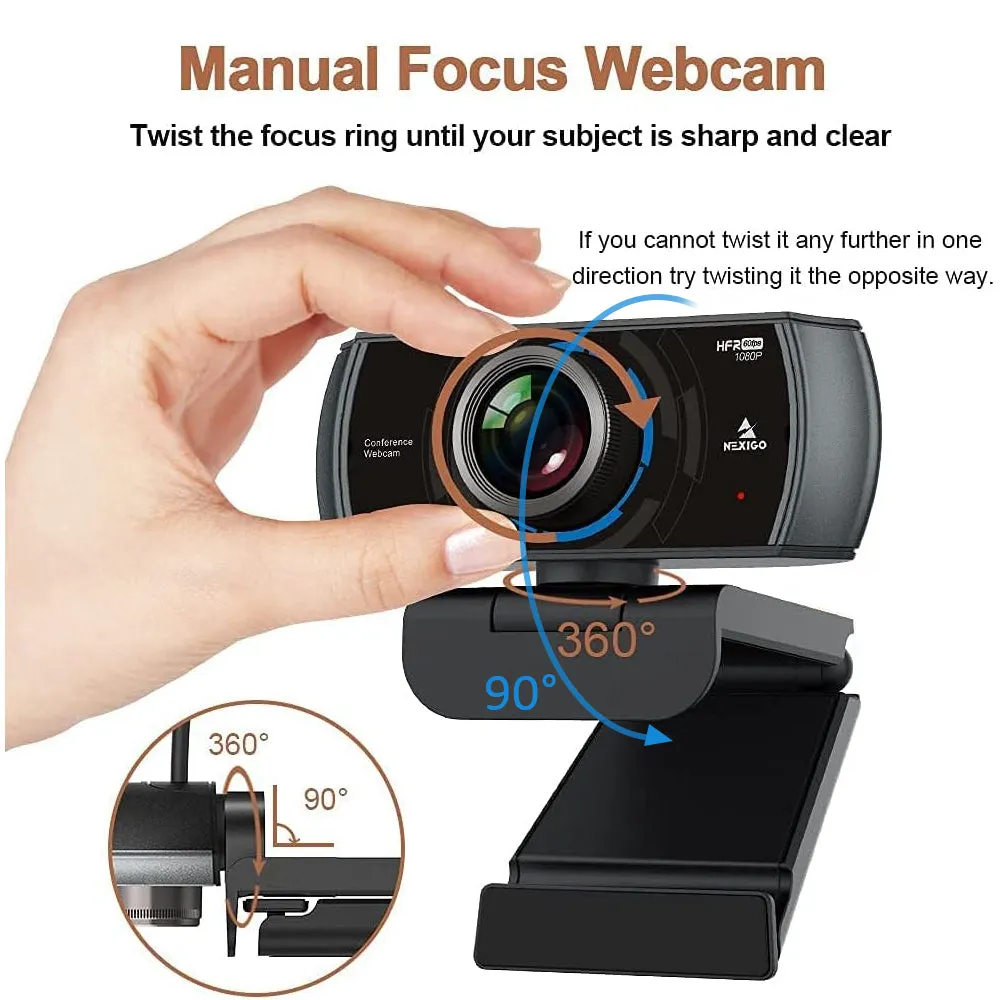 NexiGo N980P 60fps webcam 1080p