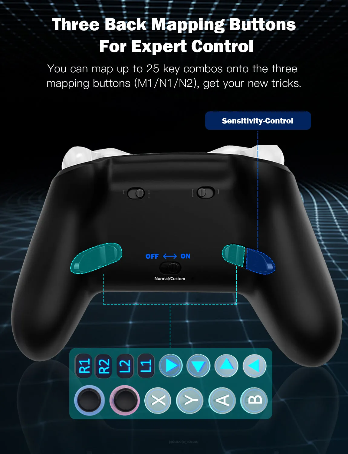 NexiGo NS90 Elite Switch controller zwart