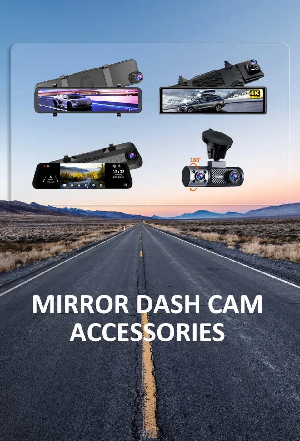 NexiGo dashcam-accessoires voor D80/D81/D90/D621