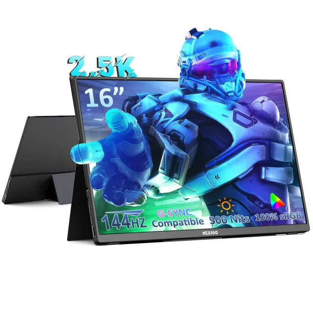 NexiGo NG16UFG-S draagbaar 16 inch 2.5K 144Hz monitor