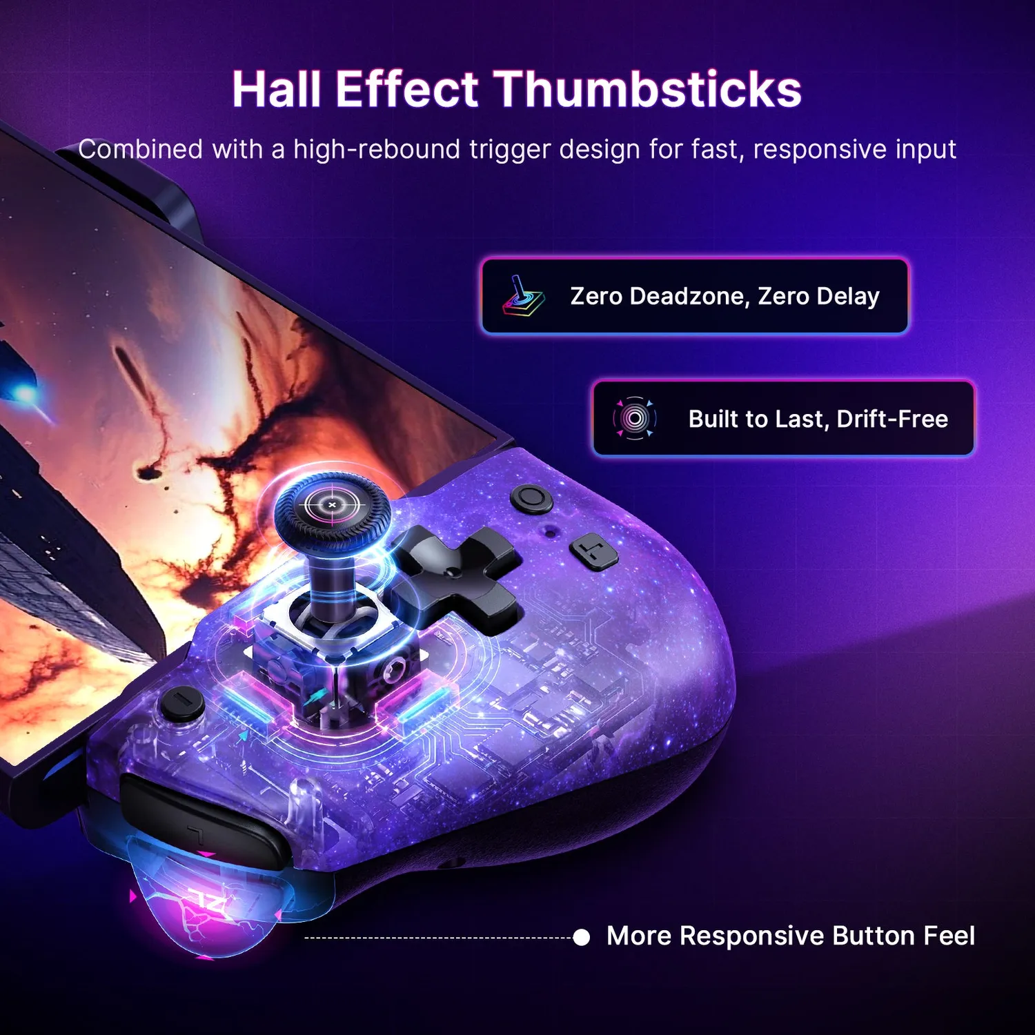 NexiGo Gripcon controller Switch 2 hall effect