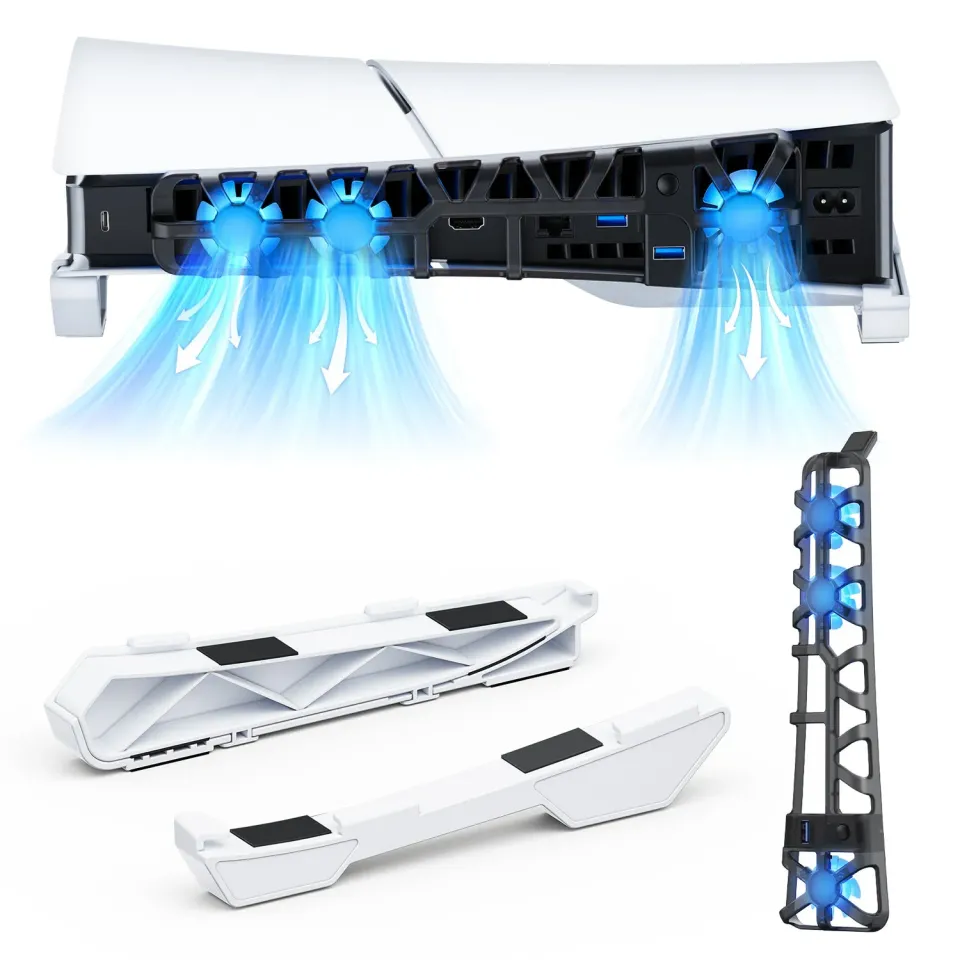 NexiGo PS5 Slim horizontale standaard met ventilator