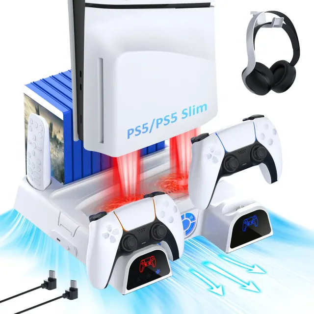 NexiGo PS5 Koelstandaard met Headset Houder