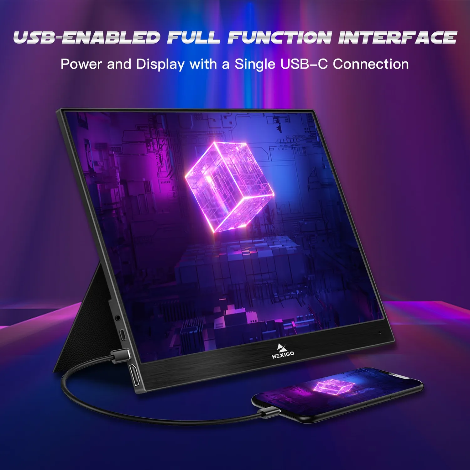 NexiGo NG17FGQ draagbare monitor 17,3 inch 300Hz